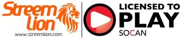 Streemlion — Licensed to Play — SOCAN